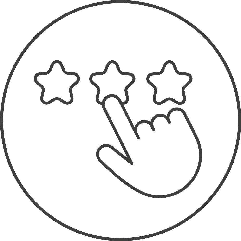 Icon of star ratings