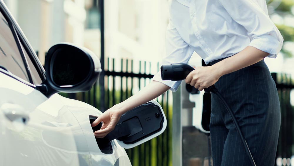 Charging an electric car