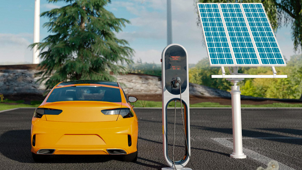 E-car charging station Solar system