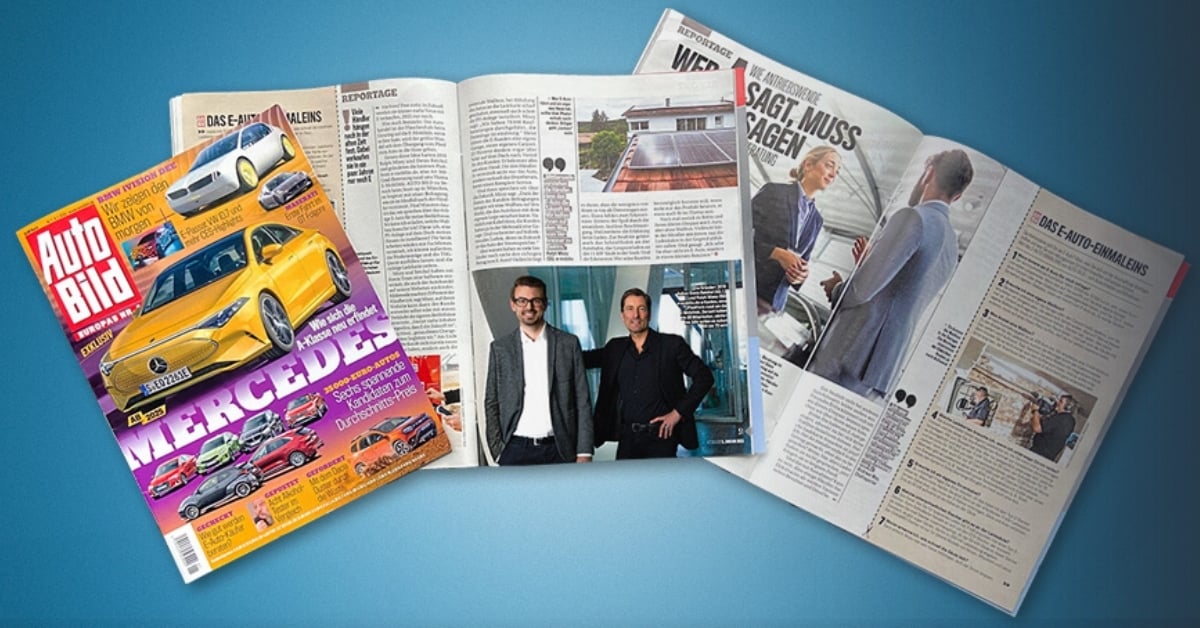 Image of the e-mobilio article in Auto Bild